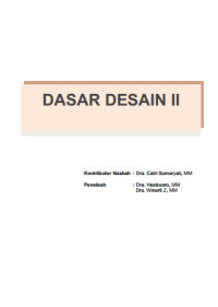 Image of Dasar Desain II (buku siswa)