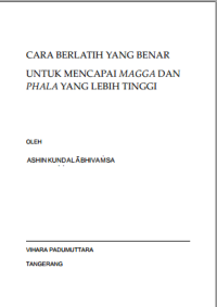 Image of Cara bERLATIH Yang Benar Untuk Mncapai Magga Dan Phala Yang lebih Baik