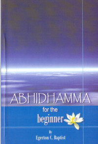 Image of Abhidhamma For The Beginner
