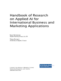 Image of Handbook of Research on Applied AI for International Business and Marketing Applications