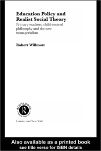 Image of Education Policy and Realist Social Theory