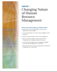 Image of Changing Nature Of Human Resource Management