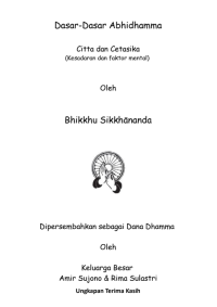 Image of Dasar-Dasar Abhidhamma Citta dan Cetasika (Kesadaran dan faktor mental)