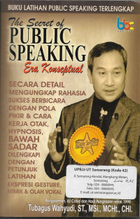 Image of The Secret of Public Speaking : Era konseptual