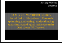 Image of Penilitian Mixed Methode Creswell