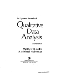 Image of An Expanded Sourcebook Qualitative Data Analysis