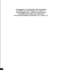 Image of Lifelong Education And The Training Of Teachers