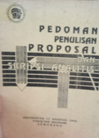 Image of Pedoman Penulisan Prososal DAn Skripsi Analitas