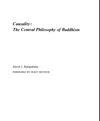 Image of Causality The Central Philosophy Of Buddhism