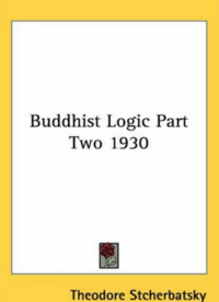 Image of Buddhist Logic Part Two 1930