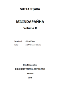 Image of MILINDAPAÑHA Volume II