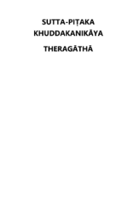 Image of SUTTA-PIṬAKA
KHUDDAKANIKĀYA
THERAGĀTHĀ