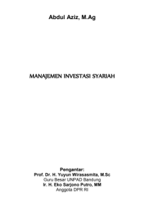 Image of MANAJEMEN INVESTASI SYARIAH