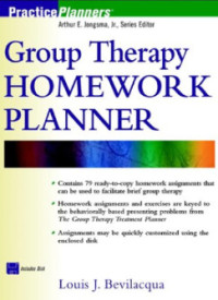 Image of Group Therapy Homework Planner