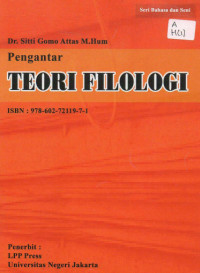 Image of Pengantar teori filologi